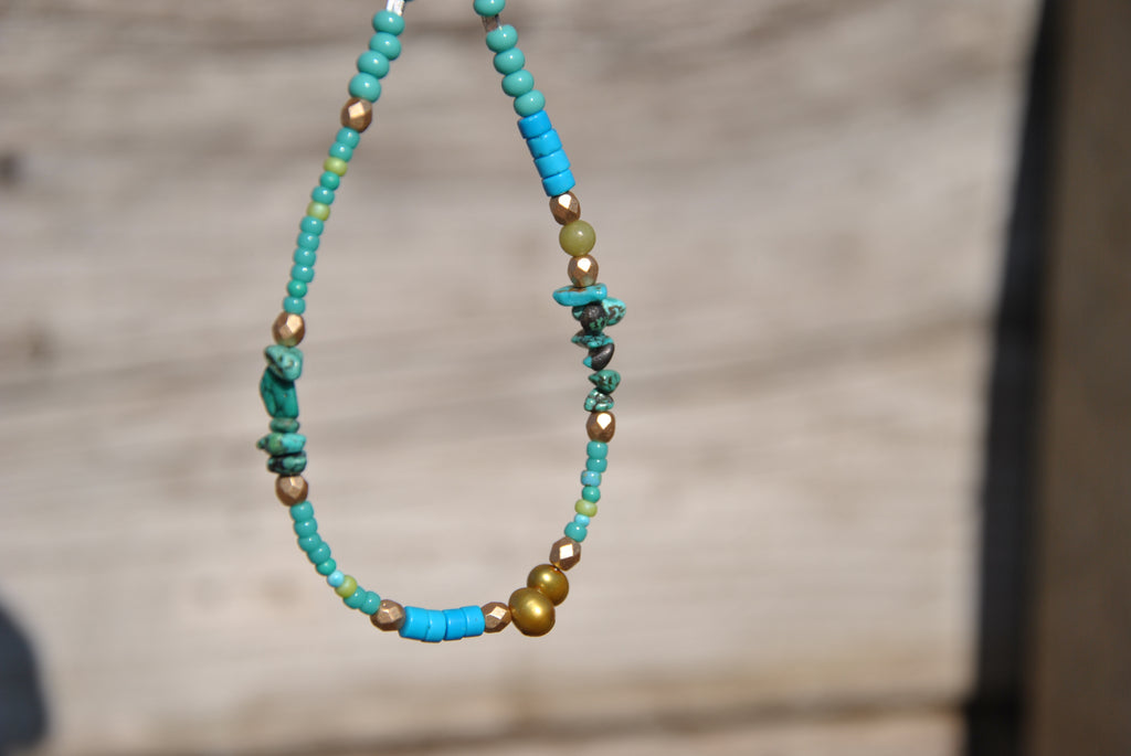 Beach Bead Anklet