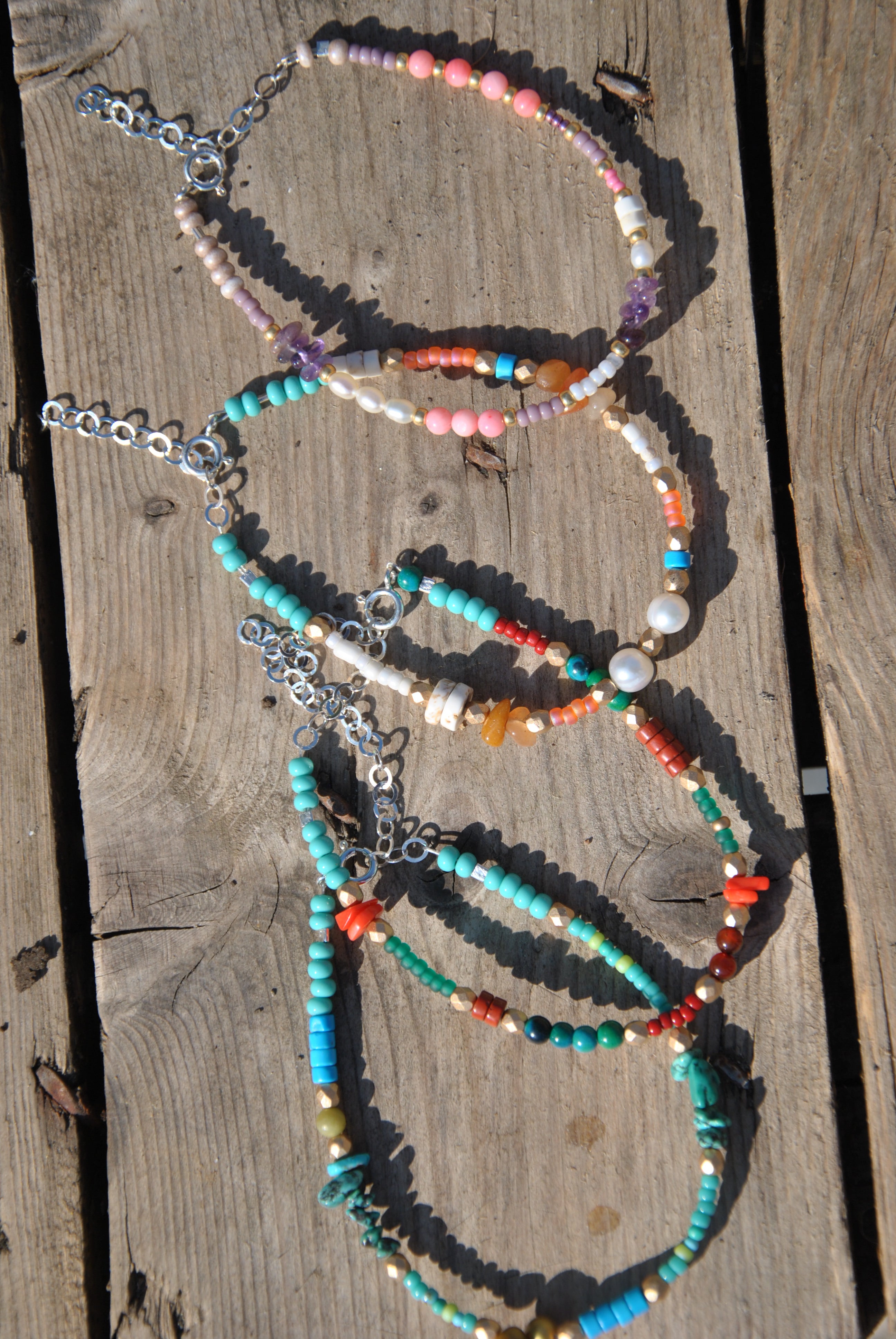 Beach Bead Anklet