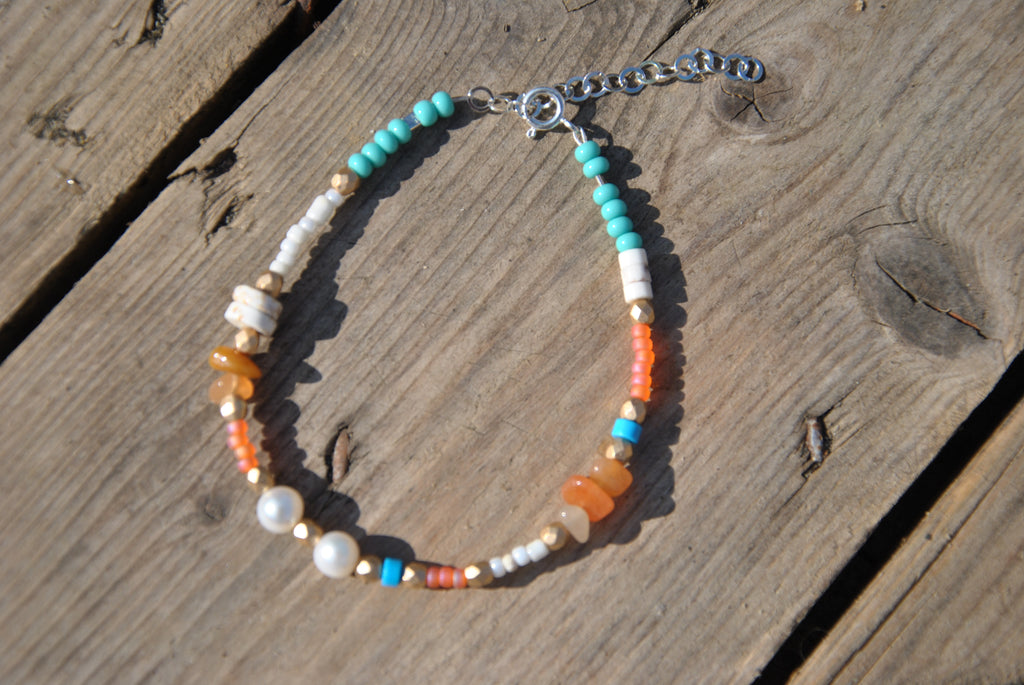 Beach Bead Anklet