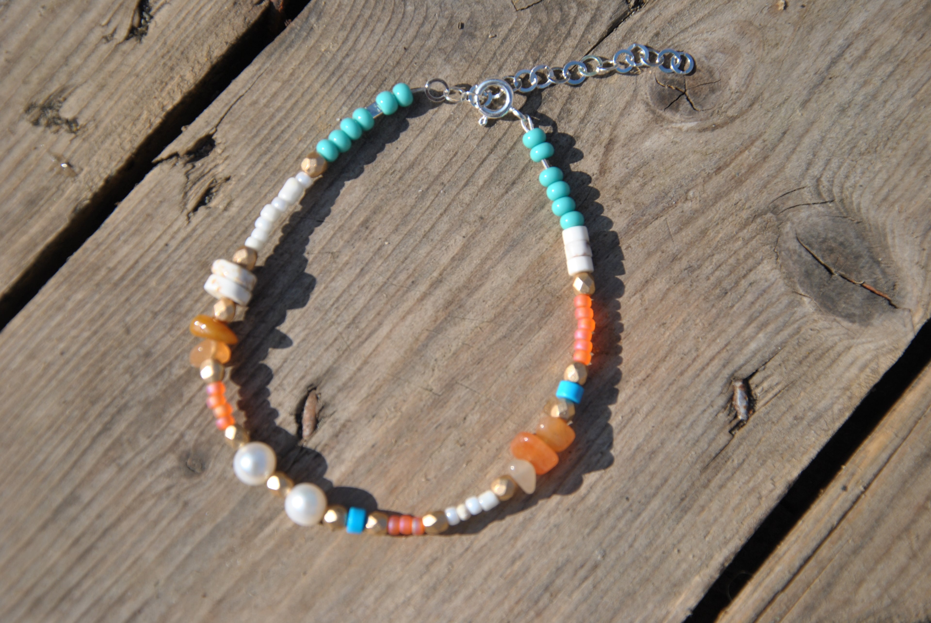 Beach Bead Anklet