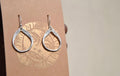 Boho hoop dangle