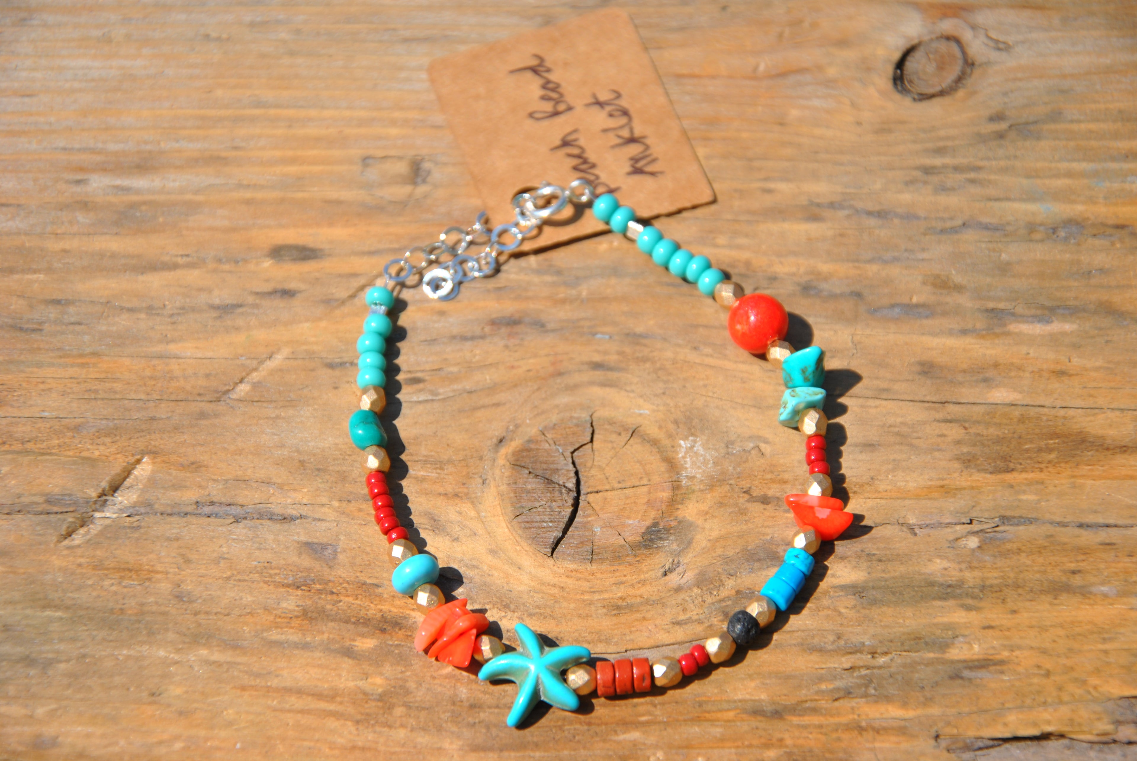 Beach Bead Anklet