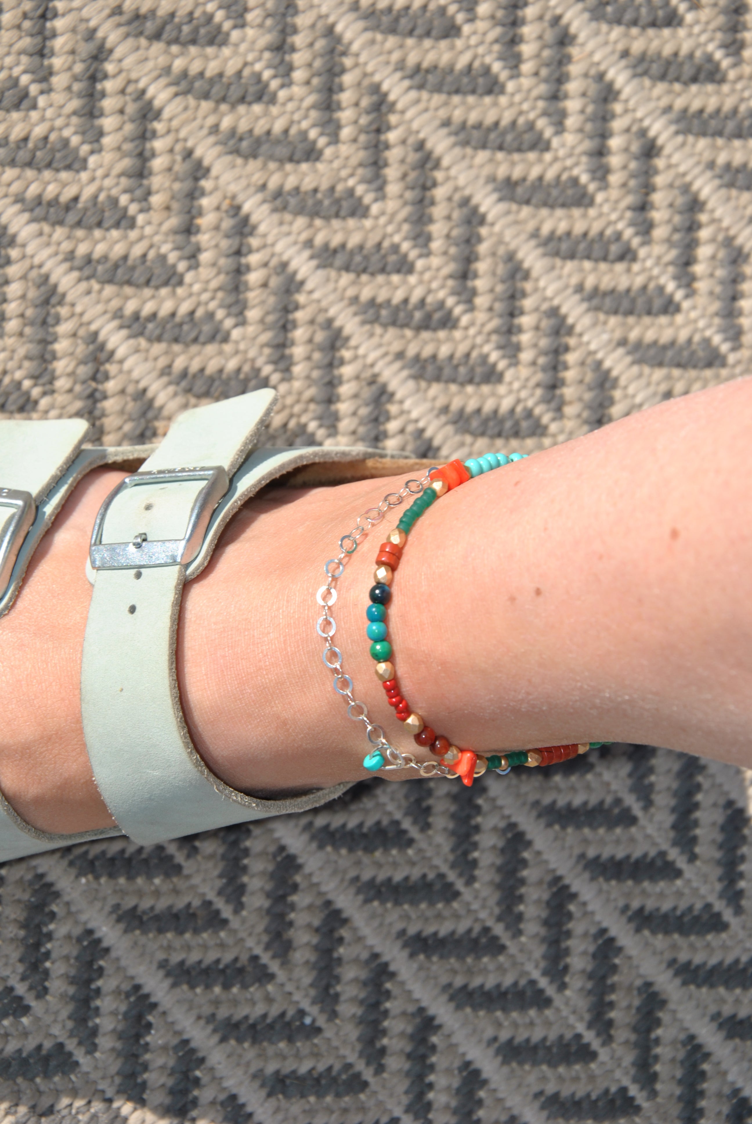 Beach Bead Anklet